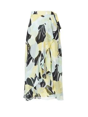 The Kooples Floral Wrap Midi Skirt in size 1